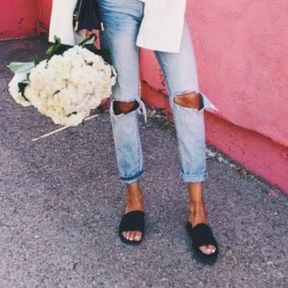 Cute Summer Open-Toed Mules